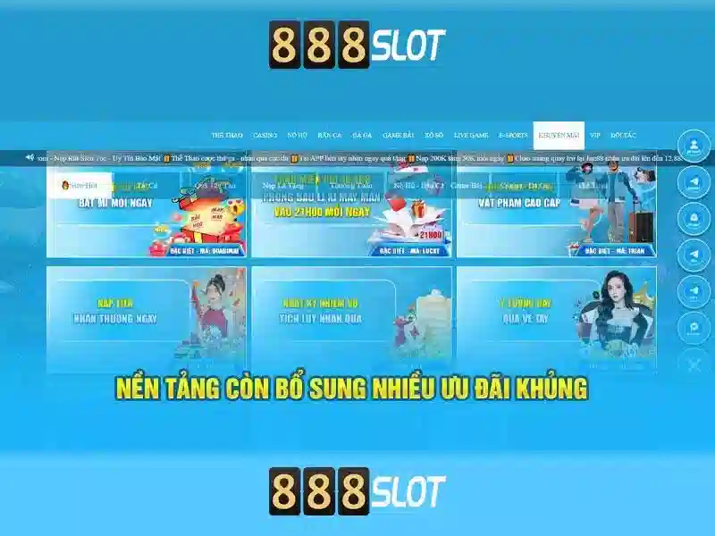 Khuyến Mãi Slot 888slot Con Mới Nhất 2026